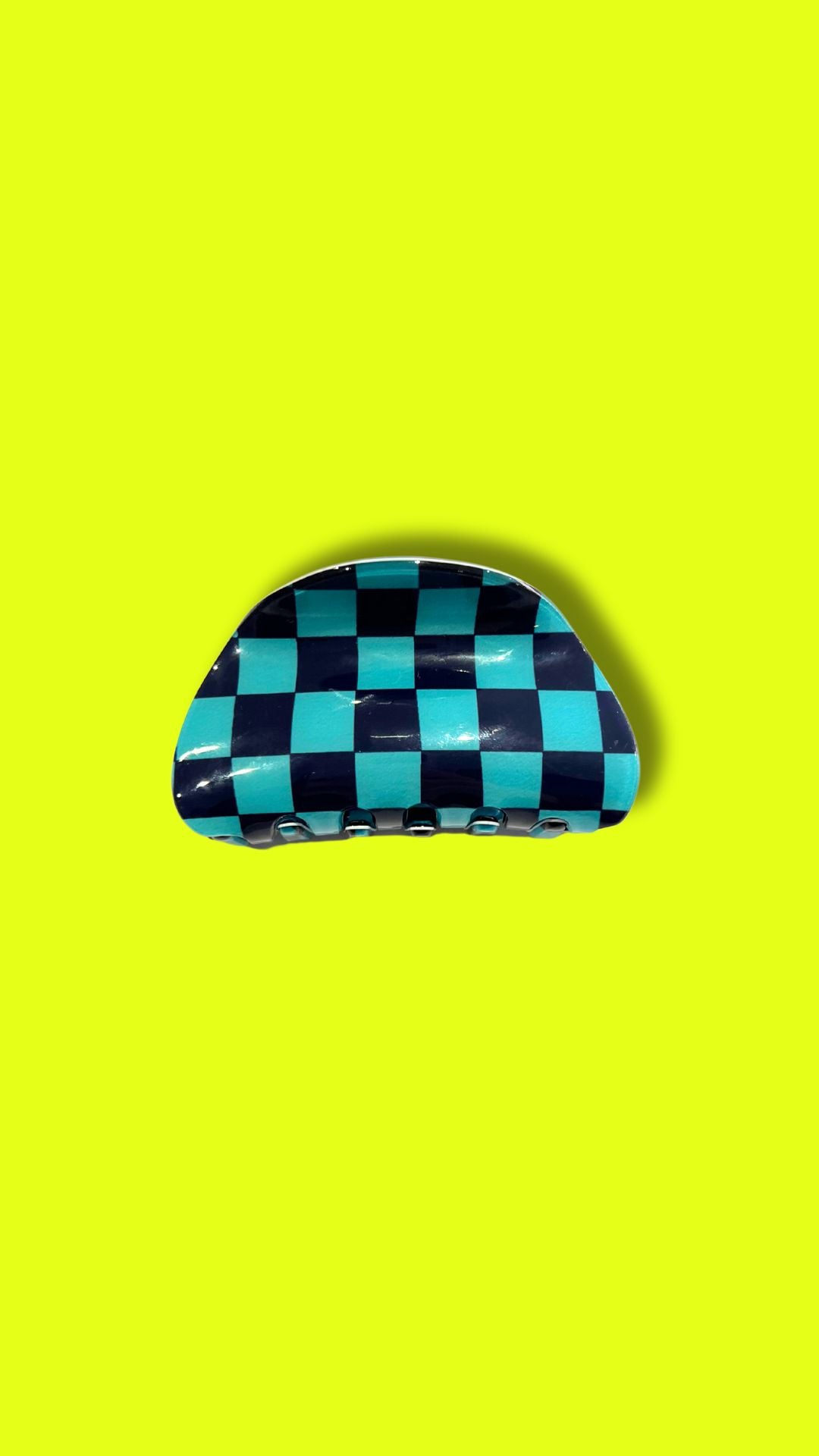 Checkers Clip Azul