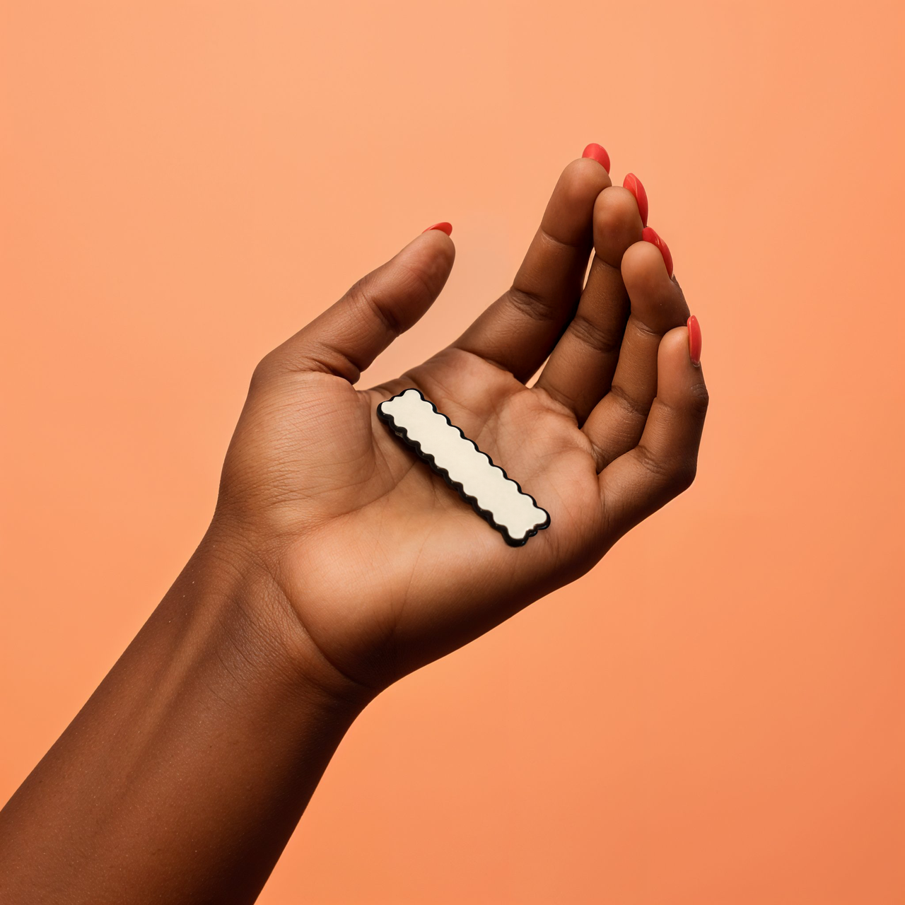 Clips Curva Blanco Set X2