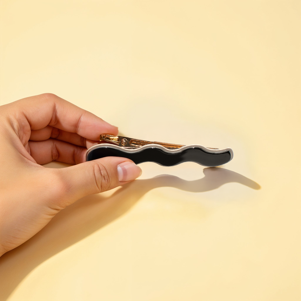 Clips Curva Negro Set X2