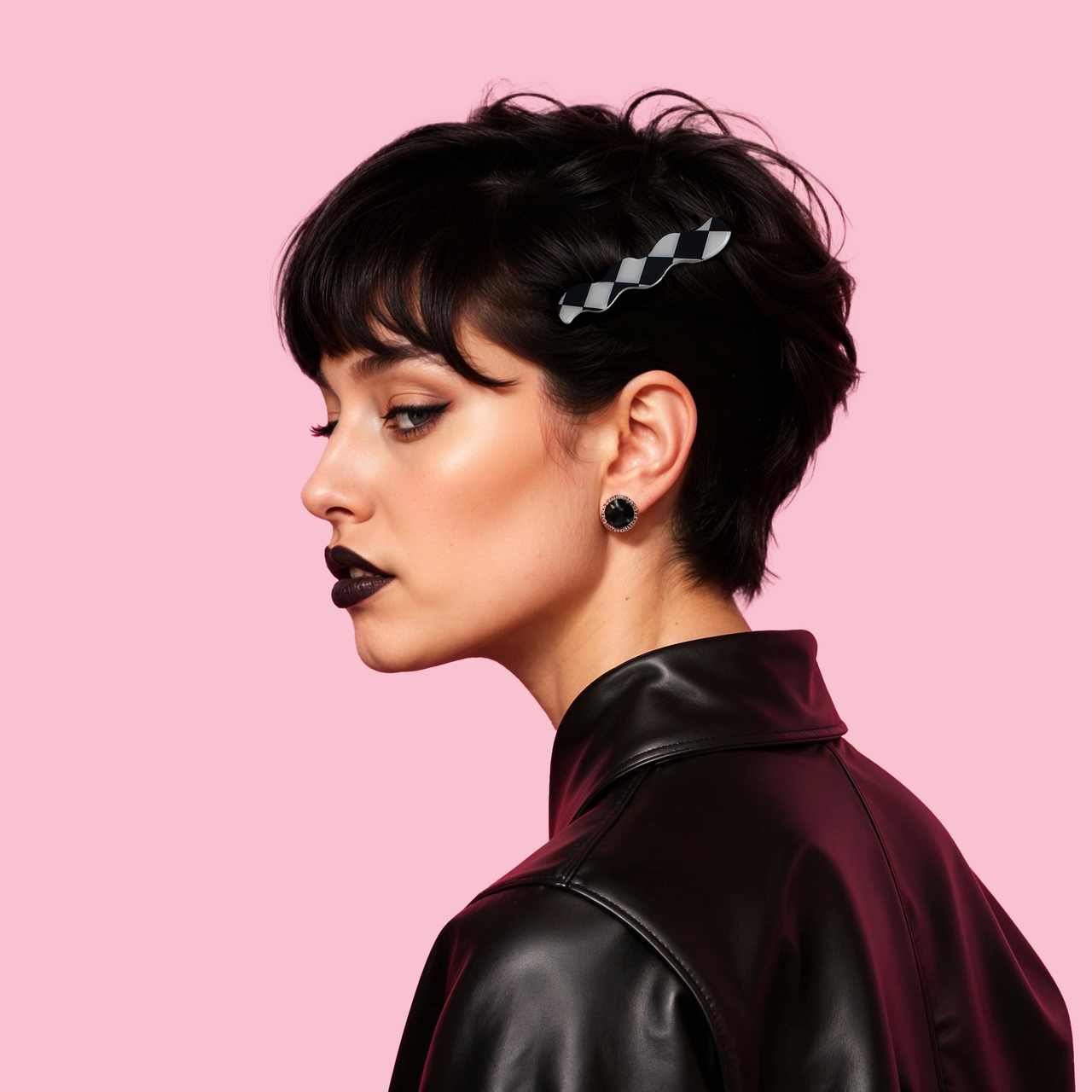 Clips Curvas Blanco & Negro Set X2