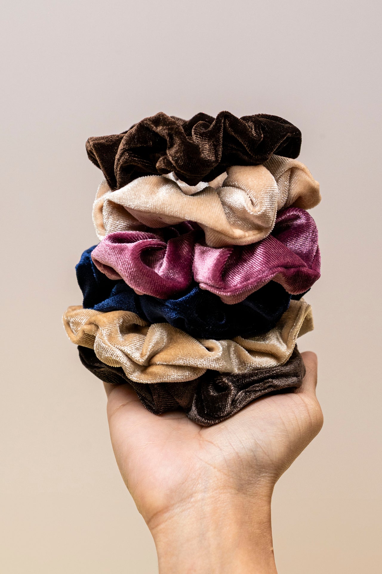 Scrunchies Azul Setx3