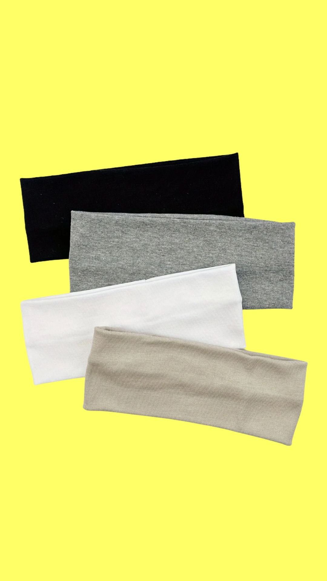 Headband Balaca de Algodón Arena